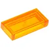 Image de Lego® 1x2 carreaux 3069 - 100 pièces Trans - Orange