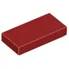 Image de Lego® 1x2 carreaux 3069 - 10 pièces rouge foncé