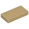 Image de Lego® 1x2 carreaux 3069 - 10 pièces beige foncé