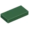 Image de Lego® 1x2 carreaux 3069 - 1 pièce vert foncé