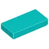 Image de Lego® 1x2 carreaux 3069 - 1 pièce turquoise foncé