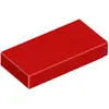 Image de Lego® 1x2 carreaux 3069 - 50 pièces rouge