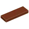 Image de Lego® 1x3 carreaux 63864 - 1 pièce rouge-brun