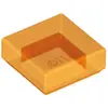 Image de Lego® 1x1 tuiles 3070 - 50 pièces Trans - Orange