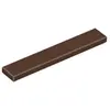 Image de Lego® 1x6 carreaux 6636 - 1 pièce brun foncé