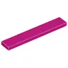 Image de Lego® 1x6 carreaux 6636 - 1 pièce magenta