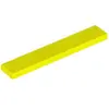 Image de Lego® 1x6 tuiles 6636 - 50 pièces jaune fluo