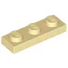 Image de Lego® 1x3 plaque 3623 - 1 pièce beige