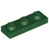 Image de Lego® 1x3 plaque 3623 - 1 pièce vert foncé