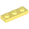 Image de Lego® 1x3 plaque 3623 - 1 pièce jaune clair