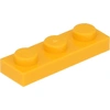 Image de Lego® 1x3 Board 3623 - 1 pi ¨ce Light light orange