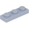 Image de Lego® 1x3 panneau 3623 - 1 pièce gris clair