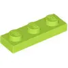 Image de Lego® 1x3 plaque 3623 - 1 pi ¨ce Lime