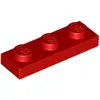 Image de Lego® 1x3 plaque 3623 - 1 pi ¨ce rouge