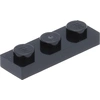 Image de Lego® 1x3 plaque 3623 - 1 pièce noir