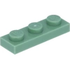Image de Lego® 1x3 plaque 3623 - 250 pièces vert sable