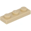 Image de Lego® 1x3 plaque 3623 - 50 pièces beige