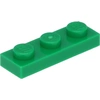 Image de Lego® 1x3 plaque 3623 - 50 pièces vert