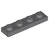 Image de Lego® 1x4 panneau 3710 - 1 pièce gris bleuâtre foncé