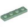 Image de Lego® 1x4 plaque 3710 - 1 pièce vert sable