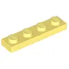 Image de Lego® 1x4 plaque 3710 - 250 pièces jaune clair