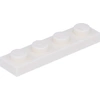 Image de Lego® 1x4 plaque 3710 - 250 pièces blanc