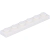 Image de Lego® 1x6 plaque 3666 - 100 pièces blanc