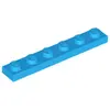 Image de Lego® 1x6 plaque 3666 - 1 pièce bleu azur foncé