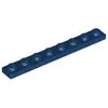 Image de Lego® 1x8 plaque 3460 - 10 pièces bleu foncé