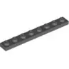 Image de Lego® 1x8 plaque 3460 - 10 pièces gris bleuté foncé