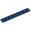 Image de Lego® 1x8 plaque 3460 - 1 pièce bleu foncé