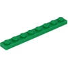 Image de Lego® 1x8 plaque 3460 - 1 pièce vert