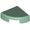 Image de Lego® 1x1 Carreaux coin rond 25269 - 10 pièces vert sable