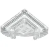 Image de Lego® 1x1 Carreaux coin rond 25269 - 10 pièces Trans - Transparent