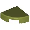 Image de Lego® 1x1 Carreaux coin rond 25269 - 1 pièce vert olive
