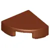 Image de Lego® 1x1 Carreaux coin rond 25269 - 1 pièce rouge-brun
