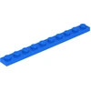 Image de Lego® 1x10 panneaux 4477 - 1 pièce bleu
