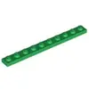 Image de Lego® 1x10 panneaux 4477 - 1 pièce vert