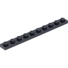 Image de Lego® 1x10 panneaux 4477 - 1 pièce noir