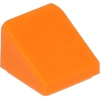 Image de Lego® 1x1 brique inclinée 30° x 1 x 1 x 2/3 54200 - 100 pièces orange