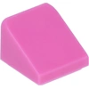 Image de Lego® 1x1 brique inclinée 30° x 1 x 1 x 2/3 54200 - 10 pièces rose foncé