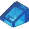 Image de Lego® 1x1 Brique inclinée 30° x 1 x 1 x 1 x 2/3 54200 - 10 pièces Trans - Bleu foncé
