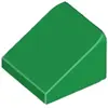 Image de Lego® 1x1 brique inclinée 30° x 1 x 1 x 2/3 54200 - 1 pièce verte