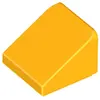 Image de Lego® 1x1 brique inclinée 30° x 1 x 1 x 2/3 54200 - 1 pièce orange clair