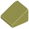 Image de Lego® 1x1 brique inclinée 30° x 1 x 1 x 2/3 54200 - 1 pièce vert olive