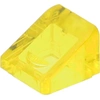 Image de Lego® 1x1 brique inclinée 30° x 1 x 1 x 2/3 54200 - 250 pièces Trans - Jaune