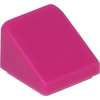 Image de Lego® 1x1 brique inclinée 30° x 1 x 1 x 2/3 54200 - 50 pièces magenta