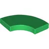 Image de Lego® 2x2 carreaux coin rond 27925 - 100 pièces vert