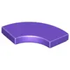 Image de Lego® 2x2 carreaux coin rond 27925 - 1 pièce violet foncé