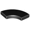 Image de Lego® 2x2 carreaux coin rond 27925 - 1 pièce noir